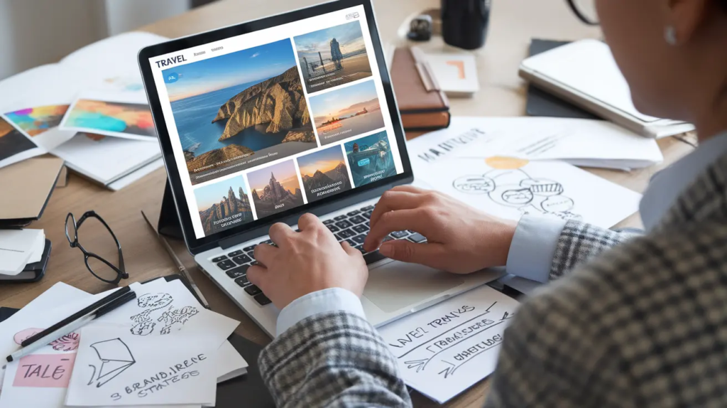 a-photo-of-a-travel-agent-working-on-a-laptop-or-t--kRWZ2jcS6qbmohLbO68BQ-uxZzTa7WTLWNnuv8bFtE7A