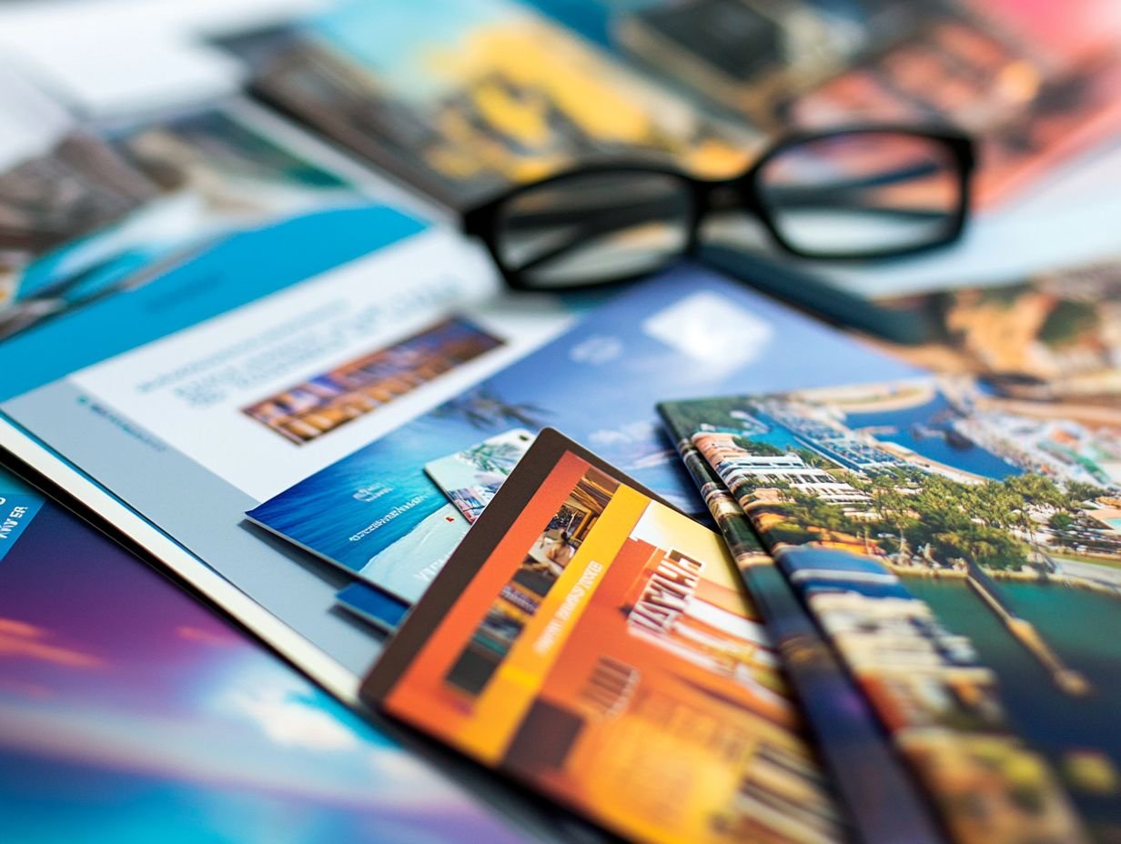  How can I make my business card stand out as a travel agent? 